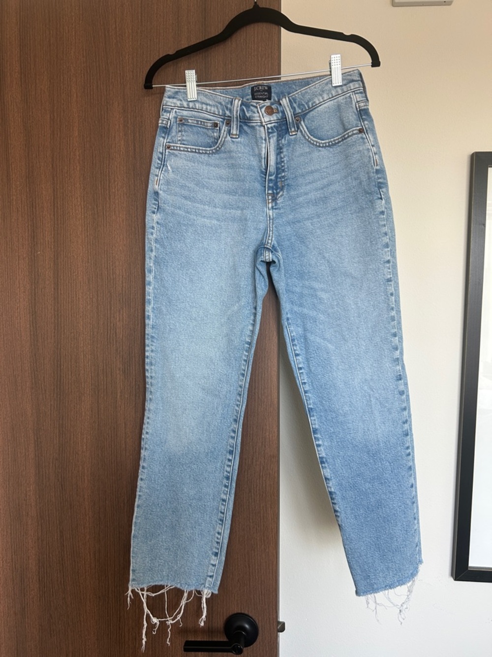 J. Crew Essential Straight Jeans